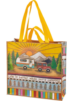 Life Is Better When You're Camping Market Tote