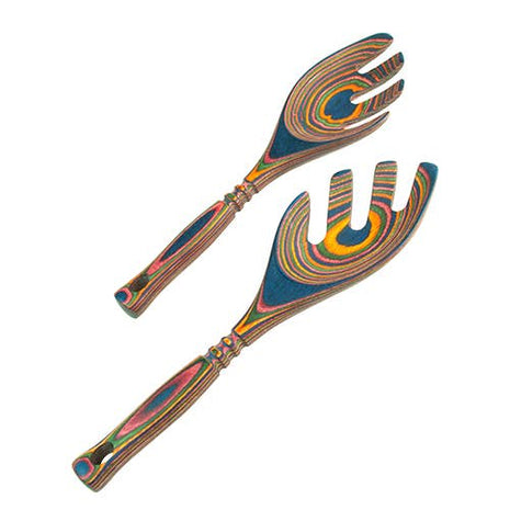 9" Rainbow Pakka Salad Leaf