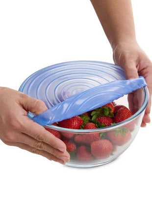 HIC Kitchen Reusable Stretch Food Storage Lids, 13-Piece Set