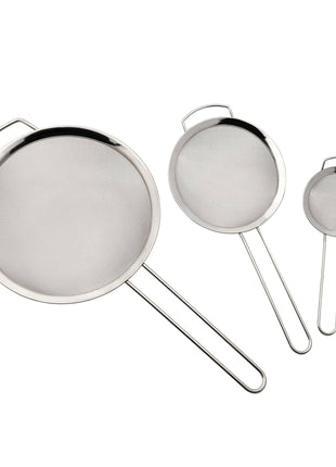 Fox Run Fine Mesh Strainer Set, 3 Piece