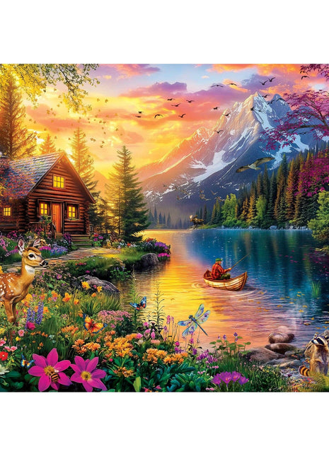 Time Away - Evening Tranquility 1000 Piece Jigsaw Puzzle