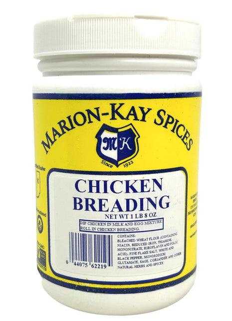 Marion-Kay Spices Chicken Breading Mix, Kosher Certified, Non-GMO, Non-Irradiated, 24 Oz - Made with our famous Chicken Seasoning 99-X and a blend of quality ingredients - Graceful Market