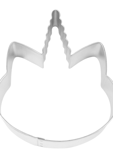 Unicorn Face Cookie Cutter (4.5″)