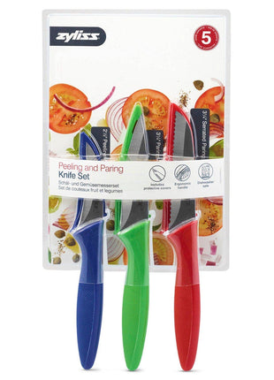 Zyliss 3 Piece Peeling and Paring Knife Value Set