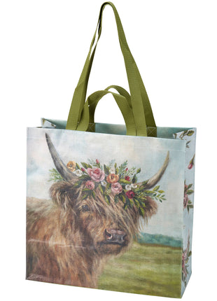 Floral Highland Market Tote