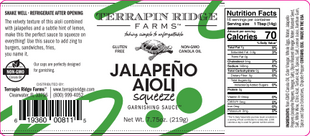 Jalapeno Aioli Garnishing Squeeze