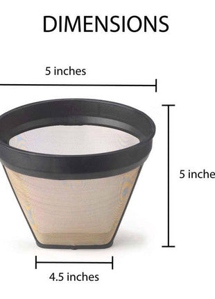 Fino 4 Cup Gold Mesh Coffee Filter