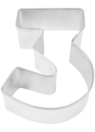 Number 3 Cookie Cutter (3″)