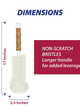 HIC Bamboo Water Bottle Brush