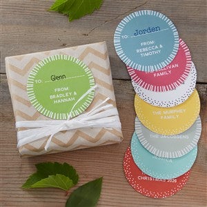 Personalized name stickers