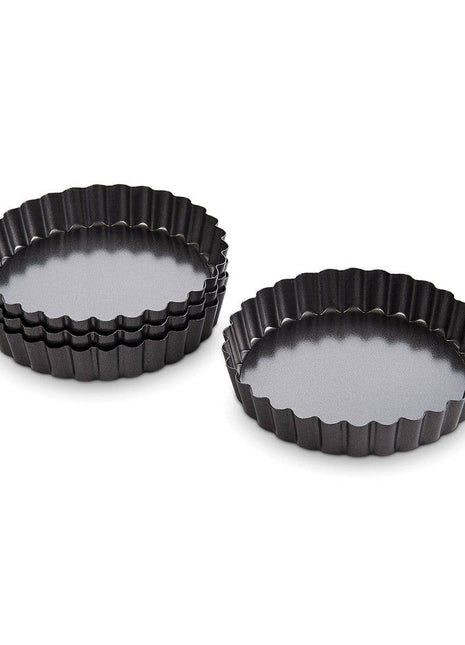Mrs. Anderson's Baking Non-Stick Round Quiche Pan, 4.25in