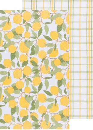 Lemons Dishtowels Set of 2