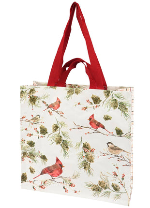 Winter Birds Market Tote