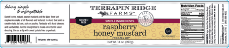 Raspberry Honey Mustard Pretzel Dip