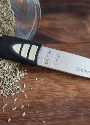 KitchenArt Pro Adjust-A-Teaspoon, Satin, 0.5" x 1" x 6"