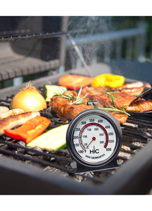 HIC Kitchen Roasting Oven Thermometer, Easy-Read Face, Large 2.5-in