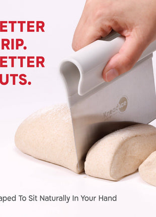 KneadAce Bench Scraper and Baker's Brush