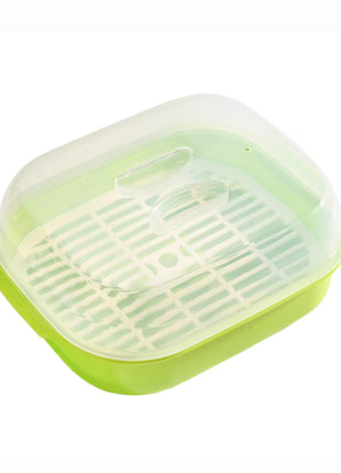 Fox Run Microwave Vegetable Steamer, 8" x 10.5" x 4"