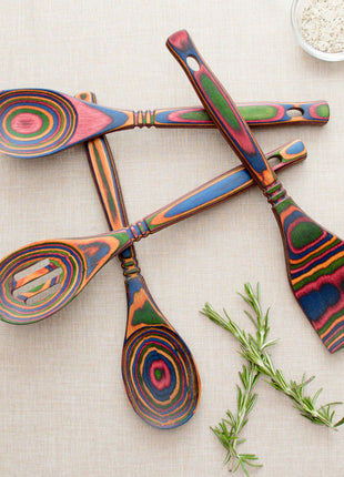 12" Rainbow Pakka Slotted Spoon