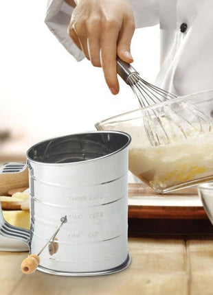 Mrs. Anderson's Baking Hand Crank Sifter, 3 Cup