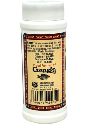 J.R. Mad's BAM! All-Purpose Creole Seasoning Blend, 3.3 oz, Salt, Paprika, Oregano Mix for Chicken, Pork, Seafood, Vegetables