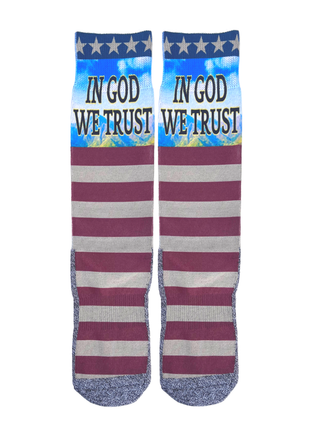 *NEW* In God We Trust - Christian Crew Socks