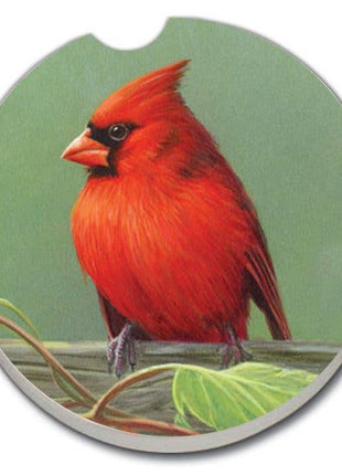 Rail Birds Single Absorbent Stone Car Coaster