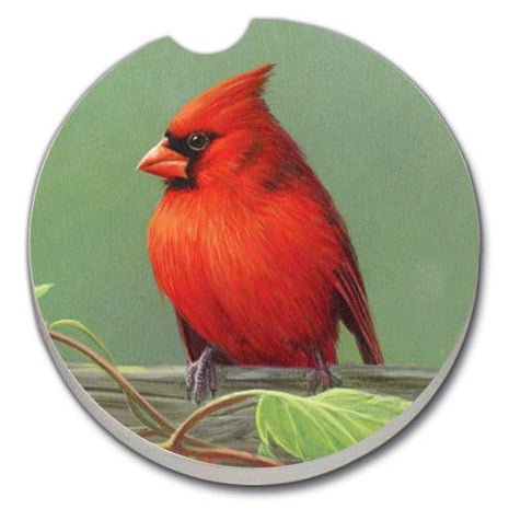 Rail Birds Single Absorbent Stone Car Coaster