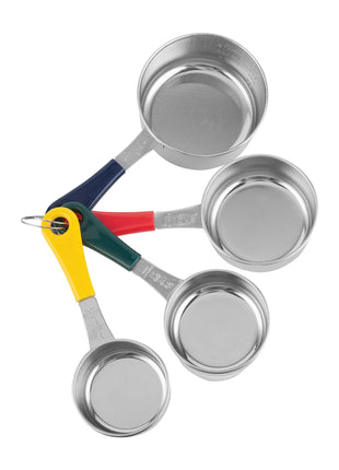 Fox Run Stainless Steel Measuring Cup Set, 4-Piece Color Set