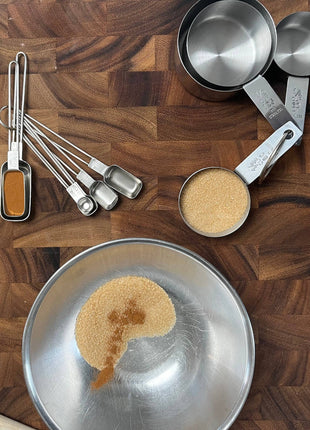 Fox Run Stainless Steel Measuring Cup and Spoon Set