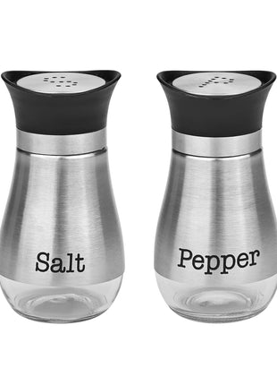 Fox Run Modern Salt and Pepper Shakers, Set of 2