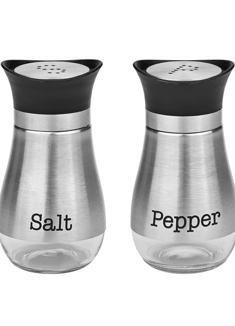 Fox Run Modern Salt and Pepper Shakers, Set of 2