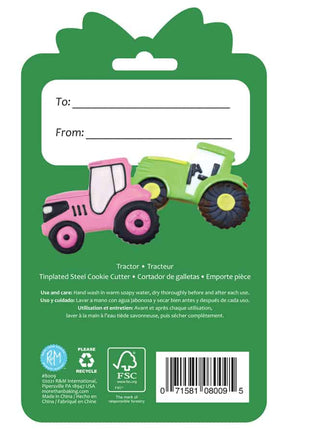 Tractor Cookie Cutter 3.75" Carded