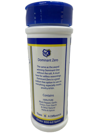 Marion-Kay Dominant Zero Seasoning, Salt-Free Spice Blend, 6 oz, Kosher, Gluten Free