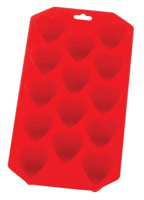 HIC Kitchen Silicone Heart Ice Tray
