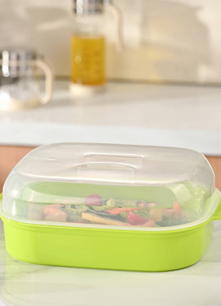 Fox Run Microwave Vegetable Steamer, 8" x 10.5" x 4"