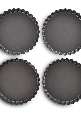 Mrs. Anderson's Baking Non-Stick Round Quiche Pan, 4.25in