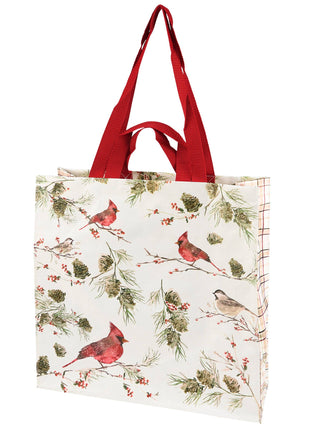 Winter Birds Market Tote