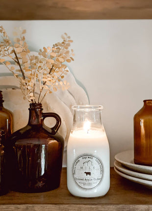 Milk Bottle Candle 13 oz