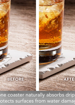 Within Her Single Absorbent Stone Tumbled Tile Coaster