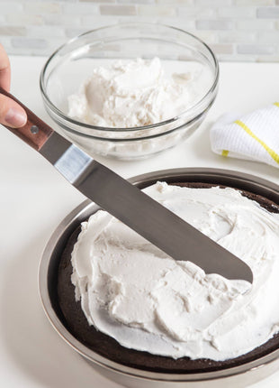Fox Run Offset Icing Spatula, Stainless Steel, 8"
