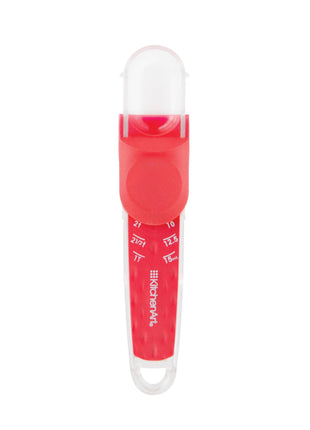 KitchenArt Adjust-A-Tablespoon, Plastic, Red, 1.25" x 6.25"