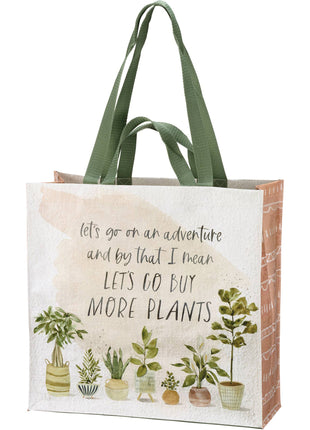 Let's Go Buy More Plants Market Tote