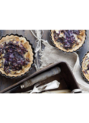 Mrs. Anderson's Baking Non-Stick Round Quiche Pan, 4.25in