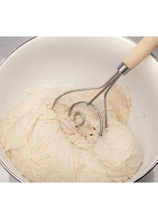 Dough Whisk – 12in Stainless Steel Bread & Batter Mixer