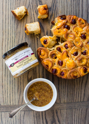 Raspberry Honey Mustard Pretzel Dip