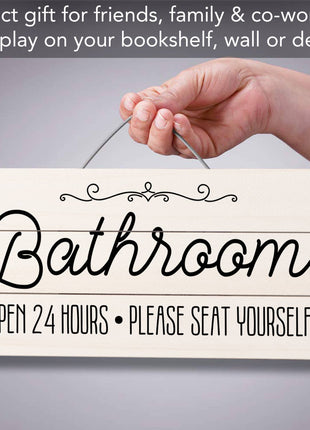 Seat Yourself Decorative Pallet Wood Sign 12" x 6"