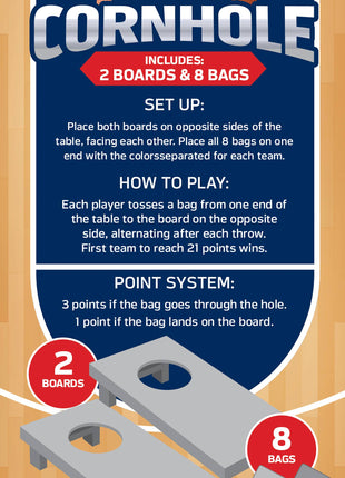Indiana Hoosiers - NCAA Tabletop Cornhole