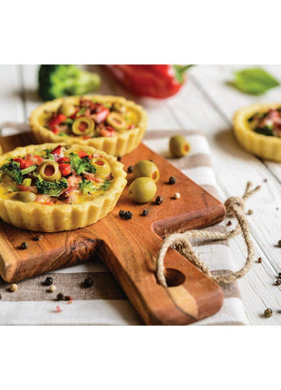 Mrs. Anderson's Baking Non-Stick Round Quiche Pan, 4.25in