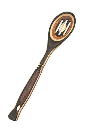12" Natural Pakka Slotted Spoon